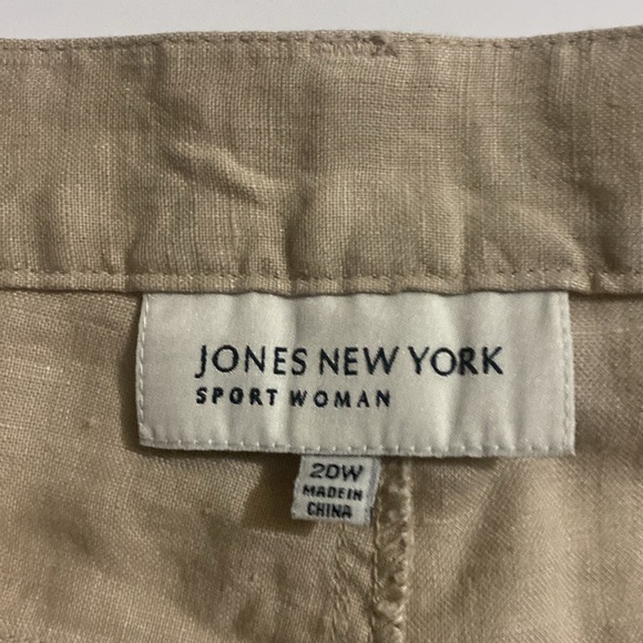 Jones New York 100% linen pants in good condition - Picture 6 of 8
